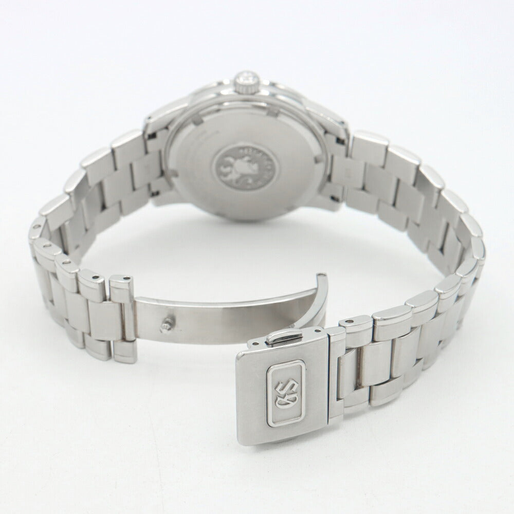 電池交換済 SEIKO セイコー GS グランドセイコー 9F61-0AG0 SBGX121 100m防水 黒 ブラック SS ステンレス メンズ クォーツ【6ヶ月保証】【腕時計】【中古】