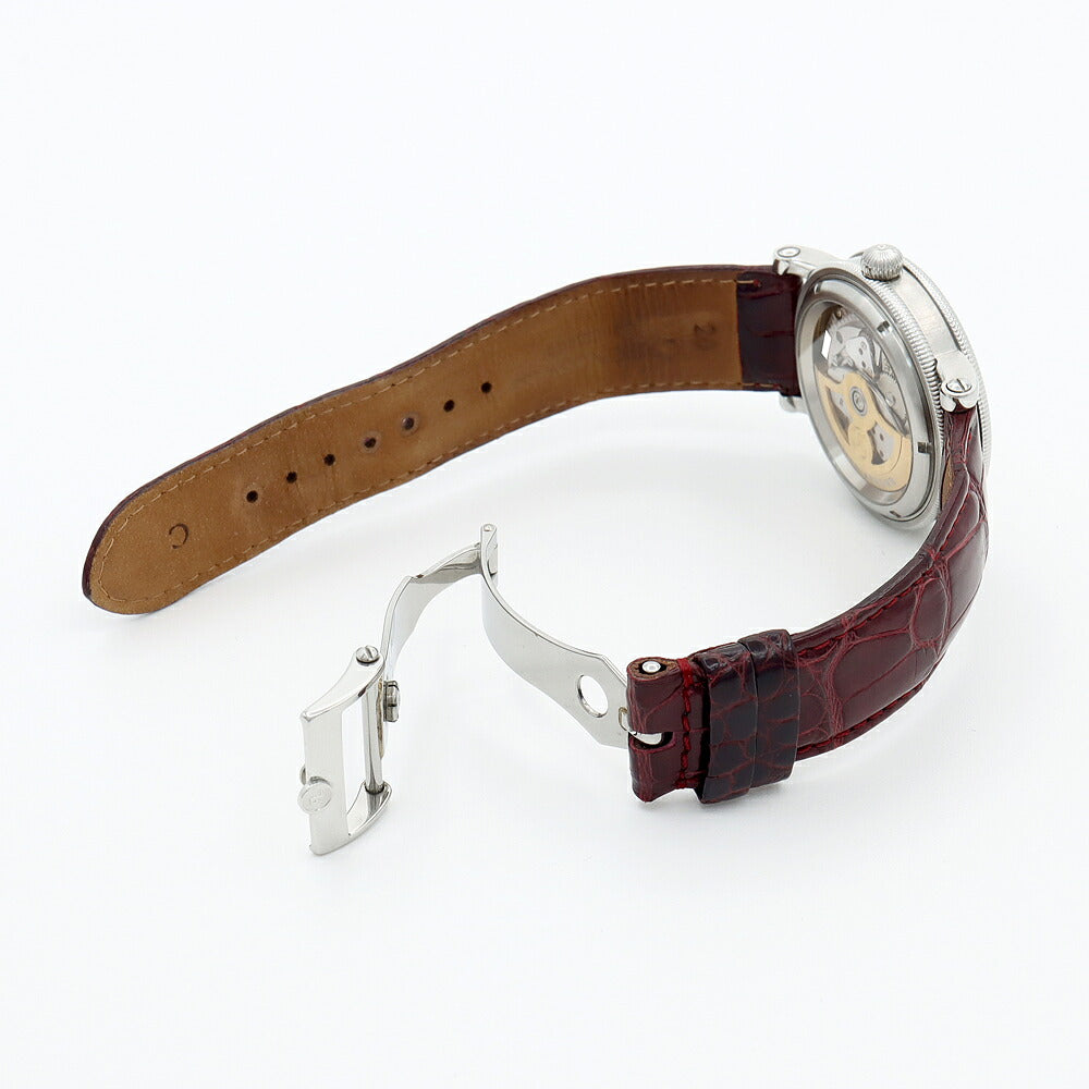 内部点検済 CHRONOSWISS クロノスイス レギュレーター UNITED ARROWS 25本限定 CH1223UA 裏スケ シルバー SS ステンレス 純正ベルト 純正尾錠 メンズ 自動巻き【6ヶ月保証】【腕時計】【中古】