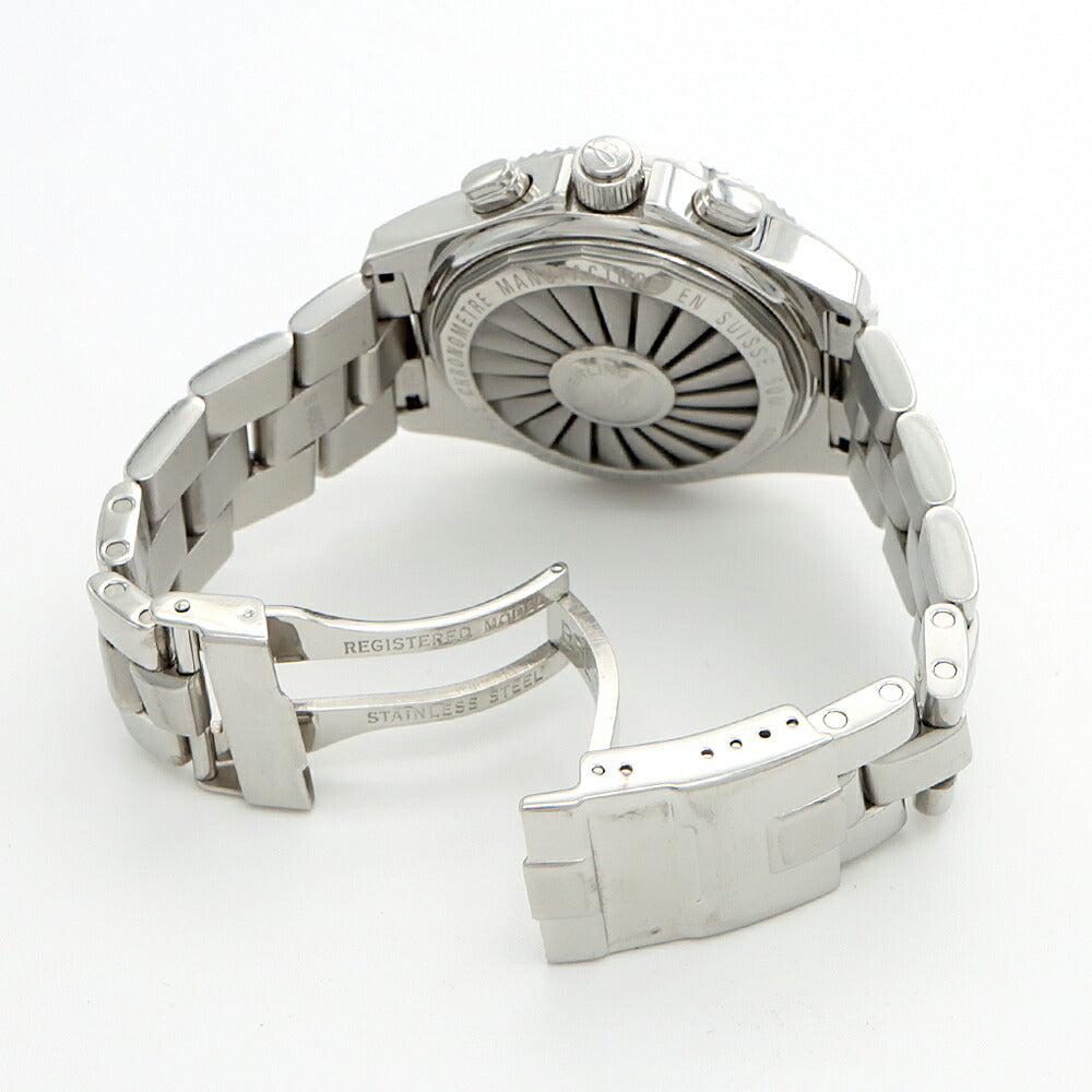 電池交換済 BREITLING ブライトリング B-1 クロノグラフ A78362 デイデイト 50m防水 青 ブルー SS ステンレス メンズ デジアナ クォーツ B1【6ヶ月保証】【腕時計】【中古】