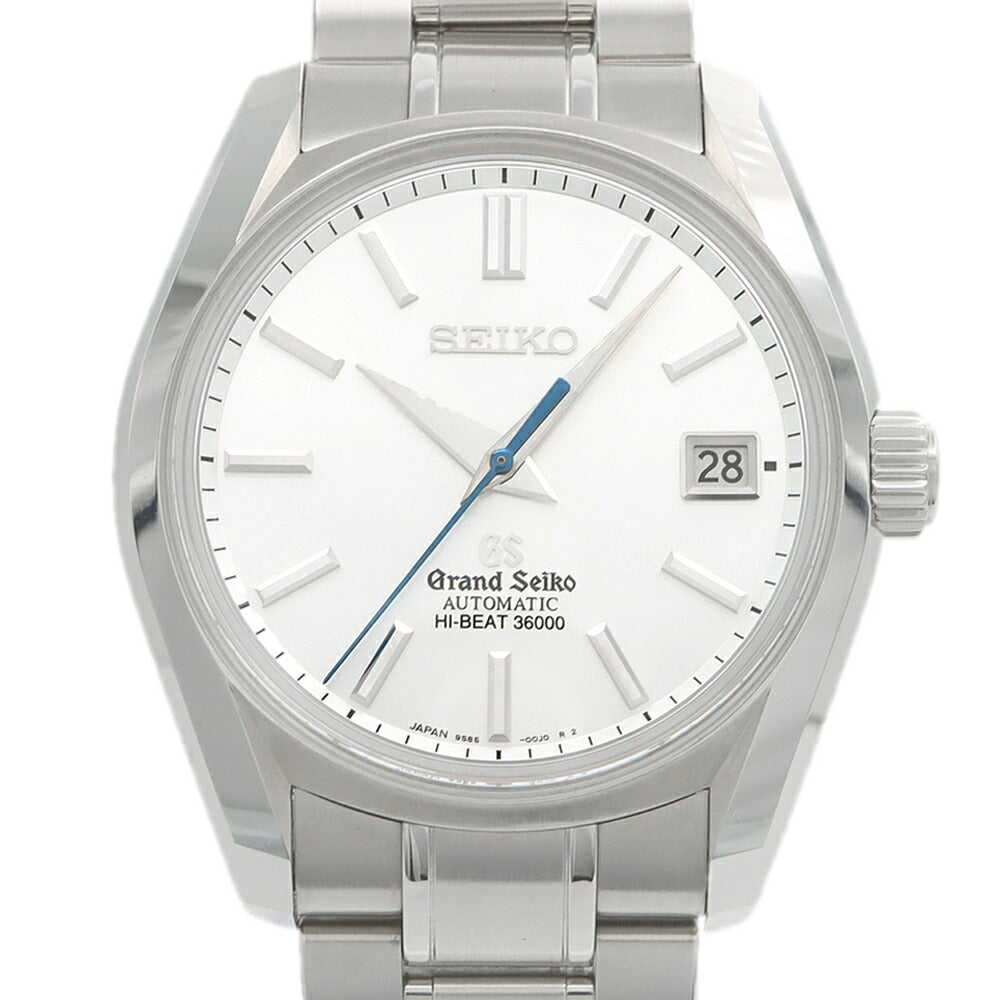 SEIKO セイコー GS グランドセイコー ヒストリカルコレクション 62GS メカニカル ハイビート36000 1000本限定 9S85-00W0 SBGH037 デイト 裏スケ シルバー SS ステンレス メンズ 自動巻き【6ヶ月保証】【腕時計】【中古】