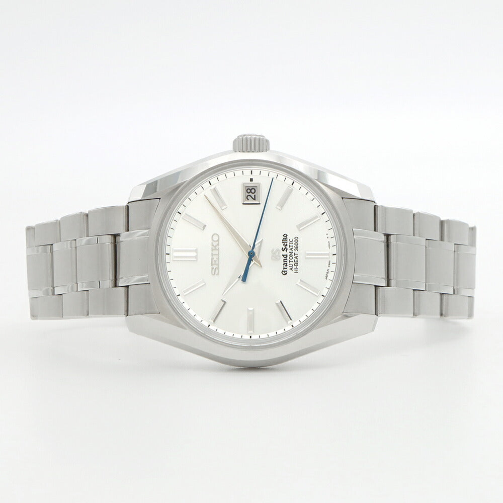 SEIKO セイコー GS グランドセイコー ヒストリカルコレクション 62GS メカニカル ハイビート36000 1000本限定 9S85-00W0 SBGH037 デイト 裏スケ シルバー SS ステンレス メンズ 自動巻き【6ヶ月保証】【腕時計】【中古】