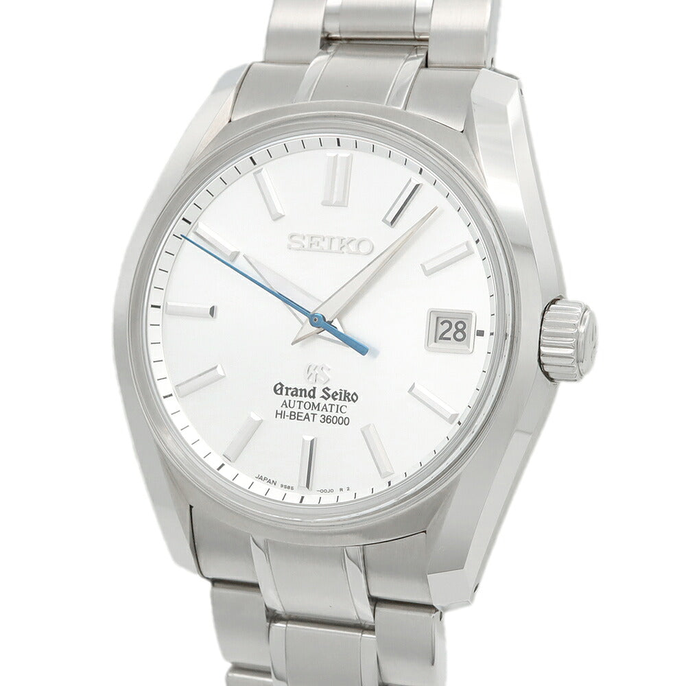 SEIKO セイコー GS グランドセイコー ヒストリカルコレクション 62GS メカニカル ハイビート36000 1000本限定 9S85-00W0 SBGH037 デイト 裏スケ シルバー SS ステンレス メンズ 自動巻き【6ヶ月保証】【腕時計】【中古】