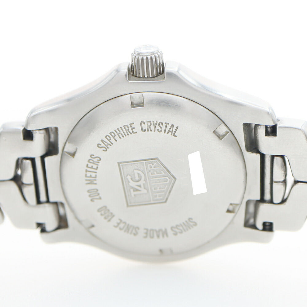 電池交換済 TAG Heuer タグホイヤー リンク プロフェッショナル WT1212 200m防水 デイト シルバー SS ステンレス メンズ クォーツ【6ヶ月保証】【腕時計】【中古】