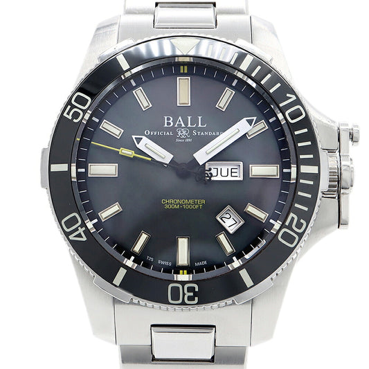 内部点検済 BALL ボール ウォッチ エンジニア ハイドロカーボン サブマリン ウォーフェア ブラック MOP 日本限定100本 DM2236A-S1CJ-BK 300m防水 デイデイト 黒 ブラックシェル SS ステンレス CE セラミック メンズ 自動巻き【6ヶ月保証】【腕時計】【中古】