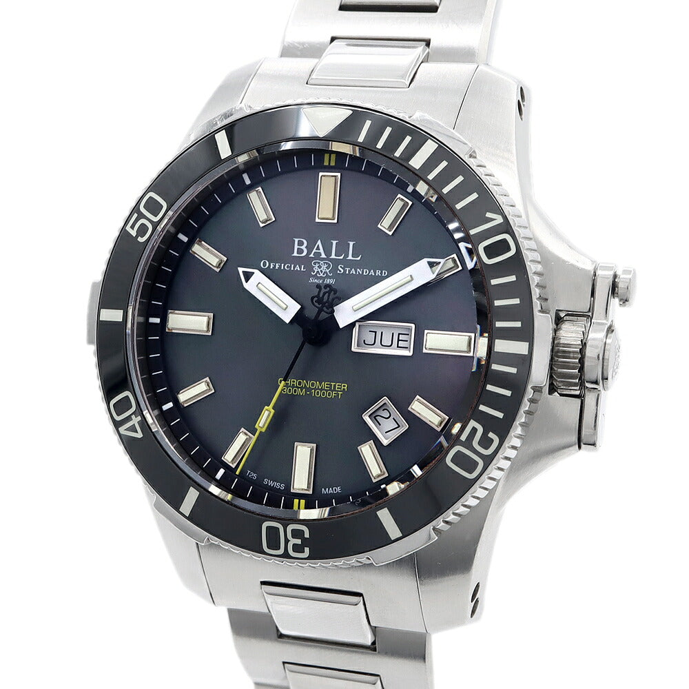 内部点検済 BALL ボール ウォッチ エンジニア ハイドロカーボン サブマリン ウォーフェア ブラック MOP 日本限定100本 DM2236A-S1CJ-BK 300m防水 デイデイト 黒 ブラックシェル SS ステンレス CE セラミック メンズ 自動巻き【6ヶ月保証】【腕時計】【中古】