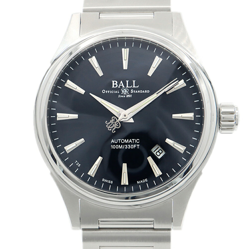 内部点検済 BALL ボール ウォッチ ストークマン ヴィクトリー NM2098C-S4J-BE デイト 100m防水 青 ブルー SS ステンレス メンズ 自動巻き【6ヶ月保証】【腕時計】【中古】
