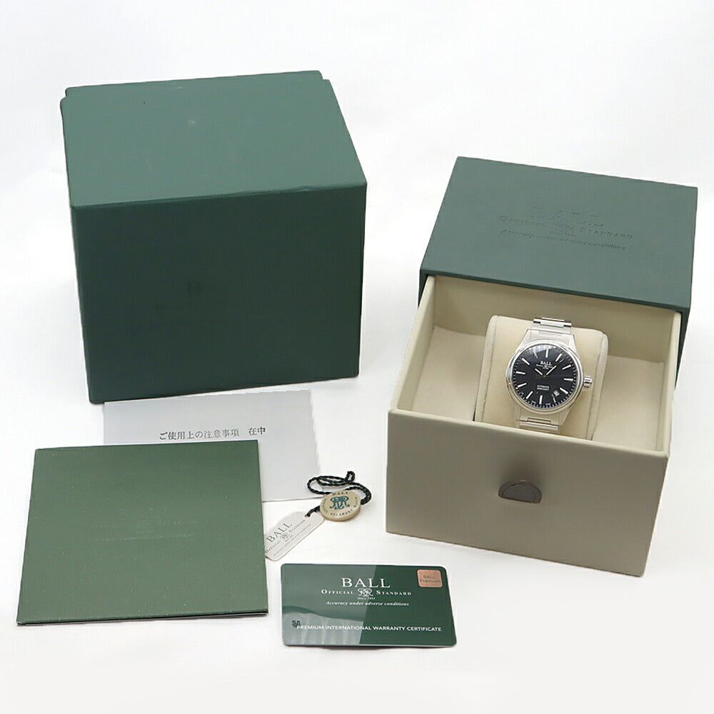 内部点検済 BALL ボール ウォッチ ストークマン ヴィクトリー NM2098C-S4J-BE デイト 100m防水 青 ブルー SS ステンレス メンズ 自動巻き【6ヶ月保証】【腕時計】【中古】