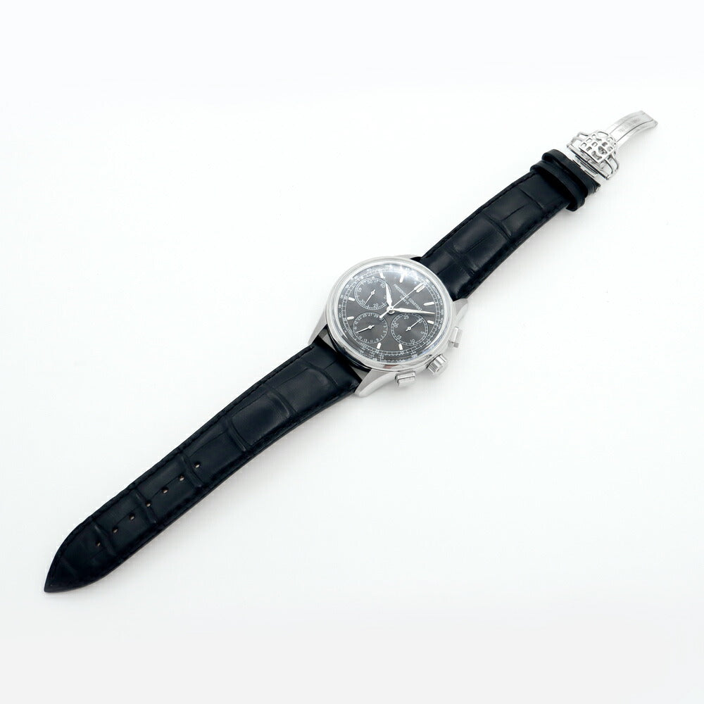 FREDERIQUE CONSTANT フレデリックコンスタント フライバック マニュファクチュール クロノグラフ FC-760X4H4/6 裏スケ 50m防水 グレー SS ステンレス 純正ベルト 純正尾錠 メンズ 自動巻き【6ヶ月保証】【腕時計】【中古】