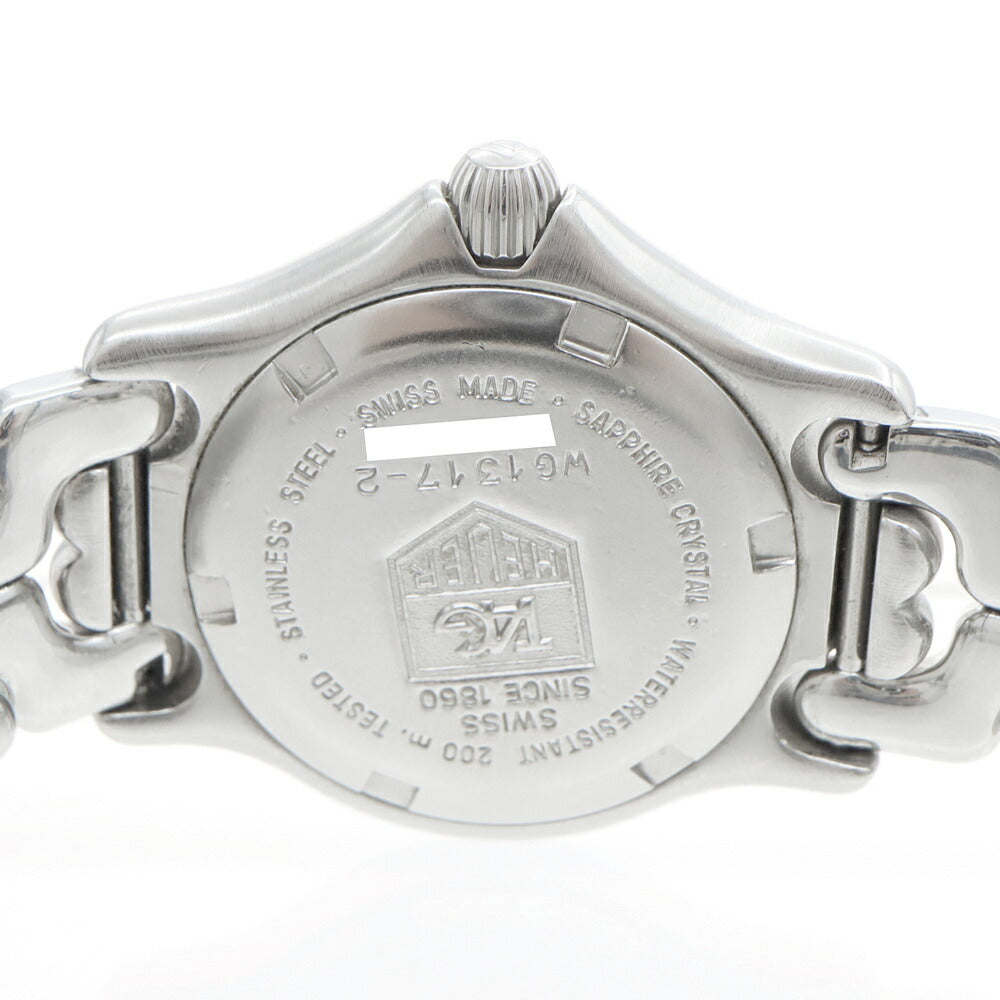 電池交換済 TAG Heuer タグホイヤー S/el セルシリーズ WG1317-2 デイト 200m防水 紺 ネイビー SS ステンレス レディース クォーツ【6ヶ月保証】【腕時計】【中古】