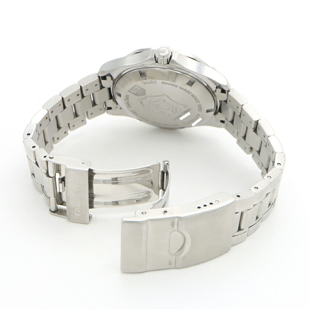 内部点検済 TAG Heuer タグホイヤー ニューアクアレーサー ボラボラ 2007 日本900本限定 WAF211N BA0806 デイト 300m防水 青 ブルーシェル SS ステンレス メンズ 自動巻き【6ヶ月保証】【腕時計】【中古】