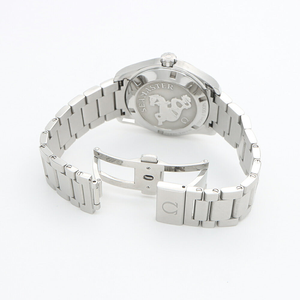 電池交換済 OMEGA オメガ シーマスター アクアテラ 231.10 デイト 150m防水 グレー SS ステンレス メンズ クォーツ【6ヶ月保証】【腕時計】【中古】