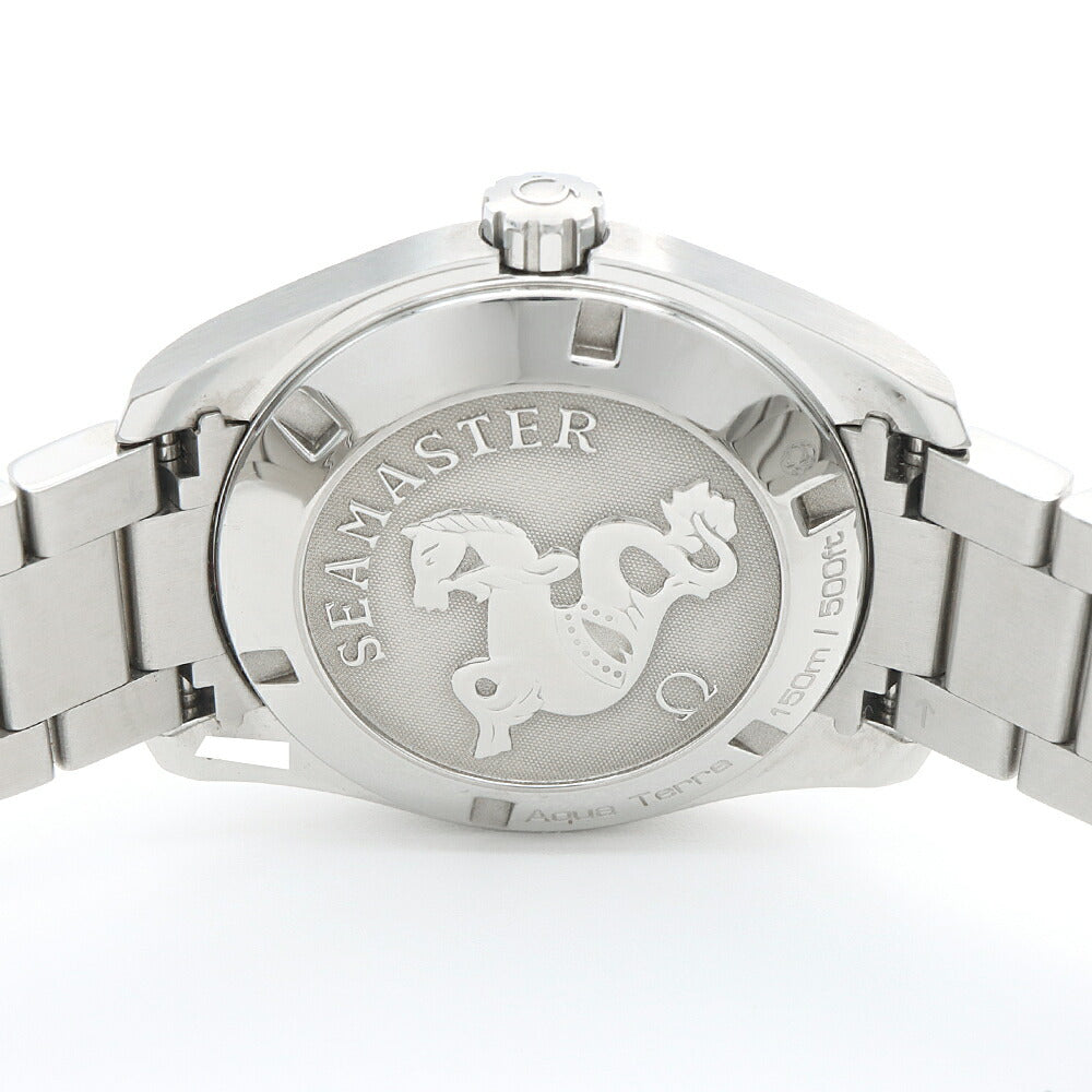 電池交換済 OMEGA オメガ シーマスター アクアテラ 231.10 デイト 150m防水 グレー SS ステンレス メンズ クォーツ【6ヶ月保証】【腕時計】【中古】