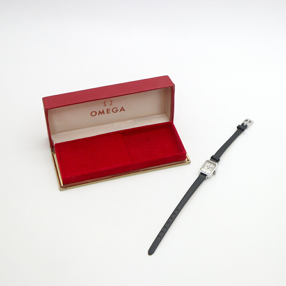 OMEGA オメガ Geneve ジュネーブ 511.364 Cal.485 17石 シルバー SS ステンレス レディース 手巻き アンティーク ヴィンテージ【腕時計】【中古】