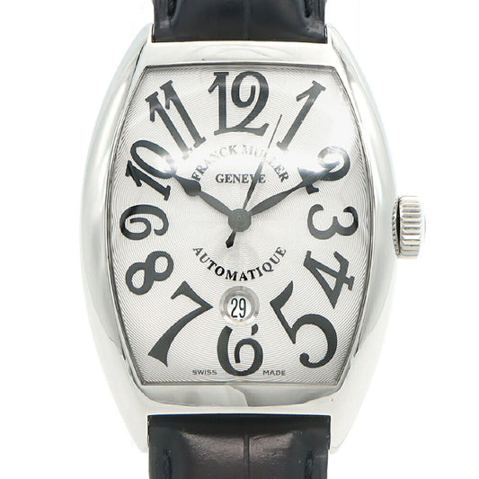 FRANCK MULLER フランクミュラー トノーカーベックス デイト 8880BSCDT シルバー SS ステンレス 純正尾錠 メンズ 自動巻き【6ヶ月保証】【中古】【腕時計】