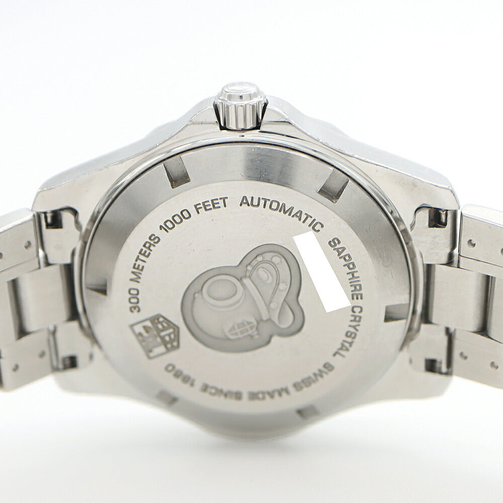 TAG Heuer タグホイヤー アクアレーサー WAF2112 300m防水 デイト 青 ブルー SS ステンレス メンズ 自動巻き【6ヶ月保証】【腕時計】【中古】