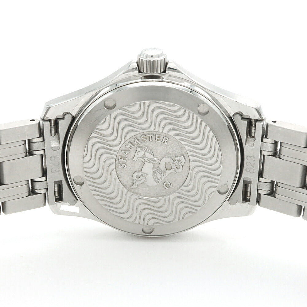 電池交換済 OMEGA オメガ シーマスター120 2511.80 デイト 120m防水 青 ブルー SS ステンレス メンズ クォーツ【6ヶ月保証】【腕時計】【中古】