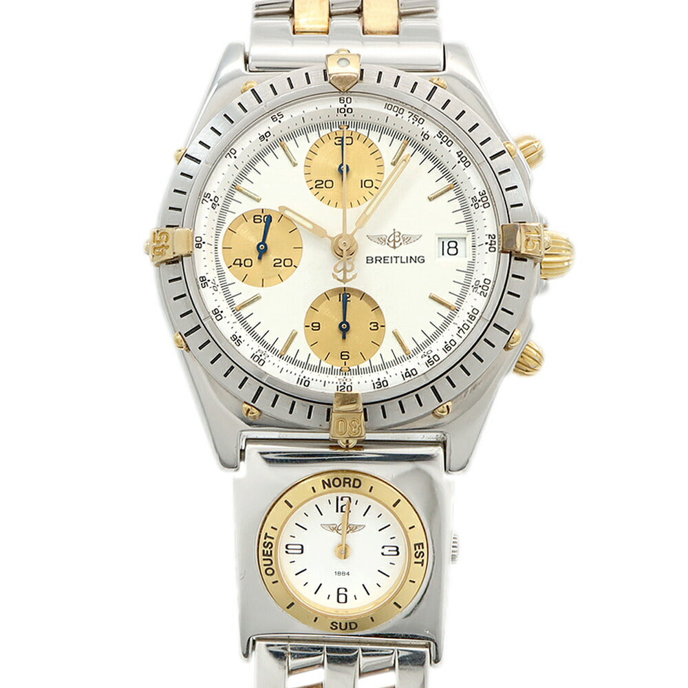 BREITLING ブライトリング クロノマット ビコロ UTCモジュール クロノグラフ B13047 B61172 100m防水 SS ステンレス YG イエローゴールド コンビ メンズ 自動巻き【6ヶ月保証】【腕時計】【中古】