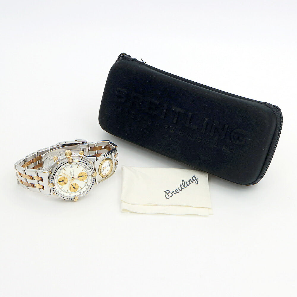 BREITLING ブライトリング クロノマット ビコロ UTCモジュール クロノグラフ B13047 B61172 100m防水 SS ステンレス YG イエローゴールド コンビ メンズ 自動巻き【6ヶ月保証】【腕時計】【中古】
