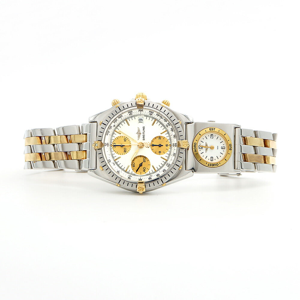 BREITLING ブライトリング クロノマット ビコロ UTCモジュール クロノグラフ B13047 B61172 100m防水 SS ステンレス YG イエローゴールド コンビ メンズ 自動巻き【6ヶ月保証】【腕時計】【中古】