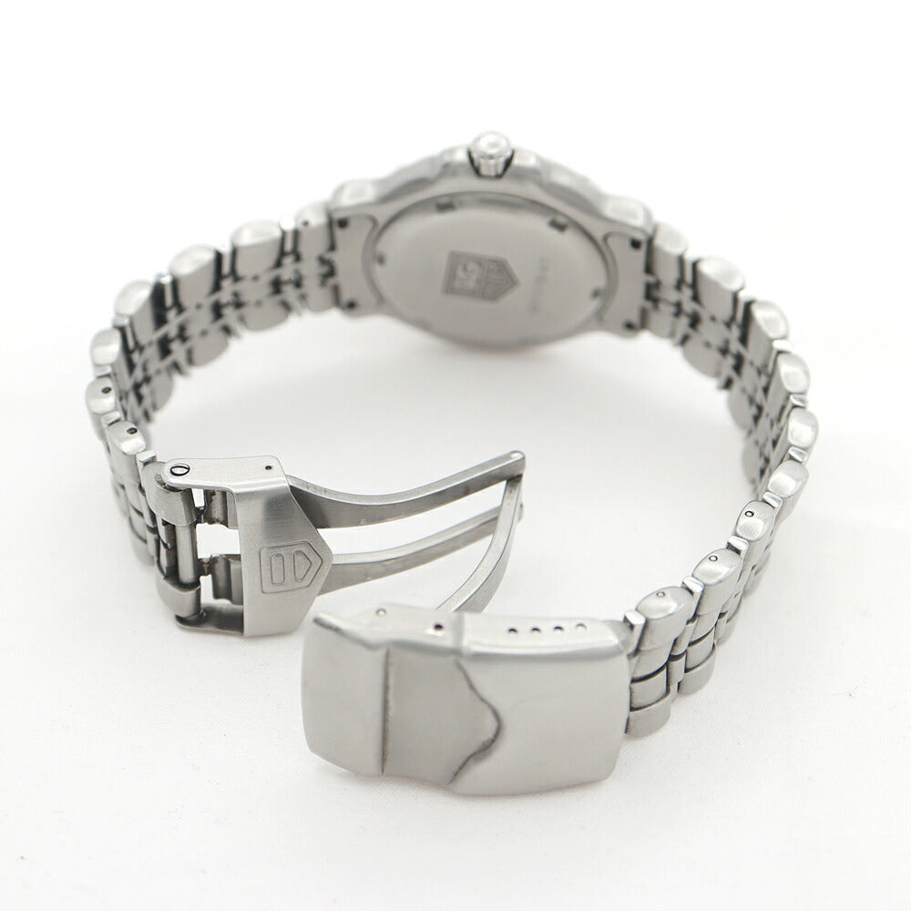 電池交換済 TAG Heuer タグホイヤー 6000シリーズ WH1215 200m防水 デイト ネイビー SS ステンレス メンズ 自動巻き【6ヶ月保証】【腕時計】【中古】