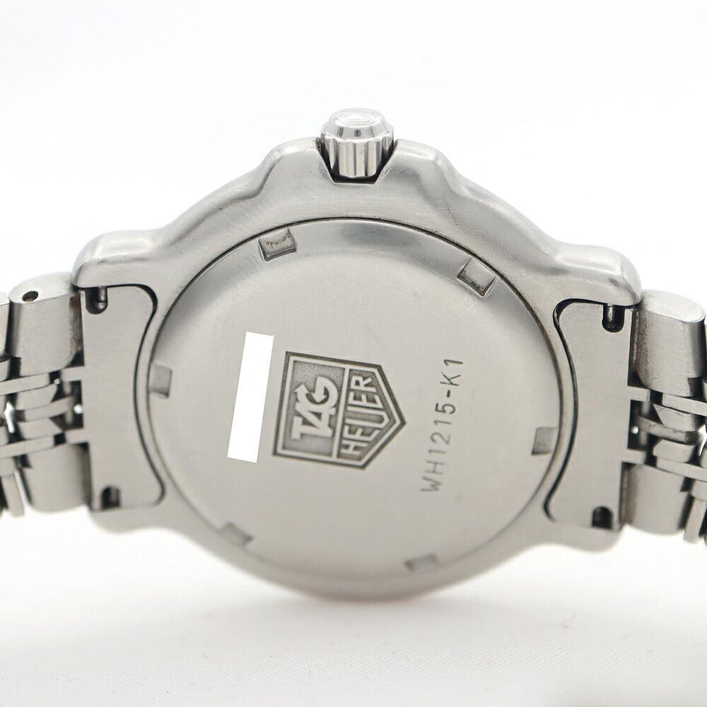 電池交換済 TAG Heuer タグホイヤー 6000シリーズ WH1215 200m防水 デイト ネイビー SS ステンレス メンズ 自動巻き【6ヶ月保証】【腕時計】【中古】