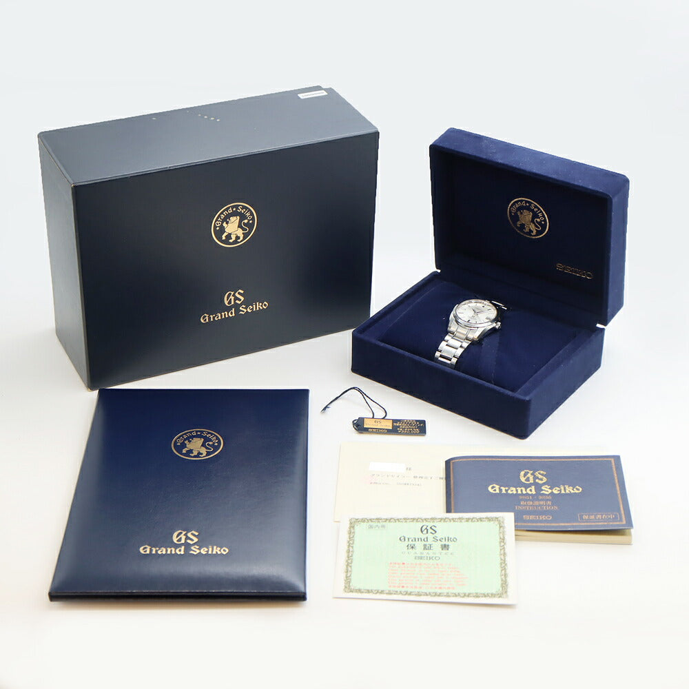 SEIKO セイコー グランドセイコー GS メカニカル 9S55-0010 SBGR001 100m防水 デイト シルバー SS ステンレス メンズ 自動巻き【6ヶ月保証】【腕時計】【中古】