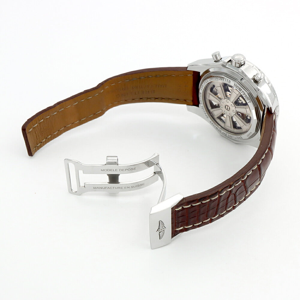BREITLING ブライトリング ベントレー B06 クロノグラフ AB061112 G768 100m防水 デイト シルバー SS ステンレス 純正ベルト 純正尾錠 メンズ 自動巻き【自社保証6ヶ月】【腕時計】【中古】