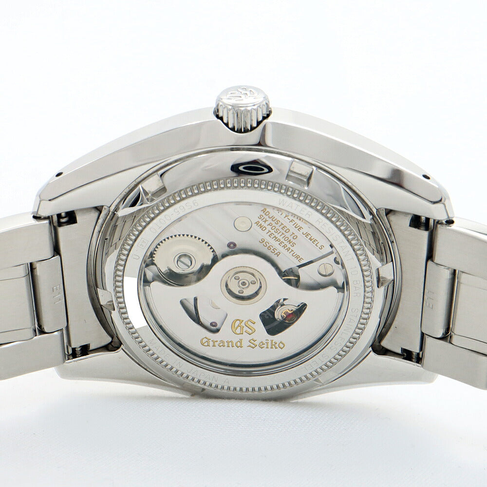 SEIKO セイコー Grand Seiko グランドセイコー ヘリテージコレクション メカニカル 9S65-00T0 SBGR315 デイト 裏スケ 100m防水 シルバー SS ステンレス メンズ 自動巻き【6ヶ月保証】【腕時計】【中古】