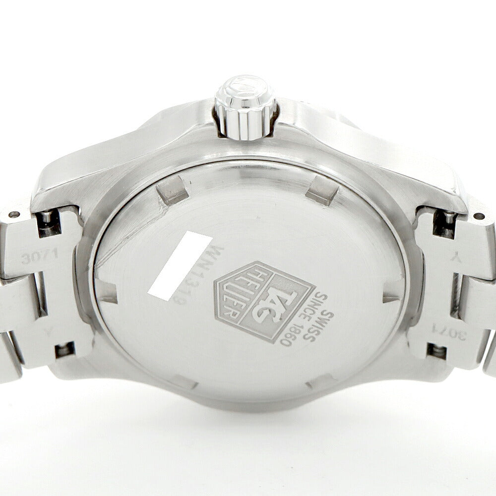 電池交換済 TAG Heuer タグホイヤー エクスクルーシブ 2000シリーズ WN1319 BA0333 デイト 200m防水 ピンク ピンクシェル SS ステンレス レディース クォーツ【6ヶ月保証】【腕時計】【中古】