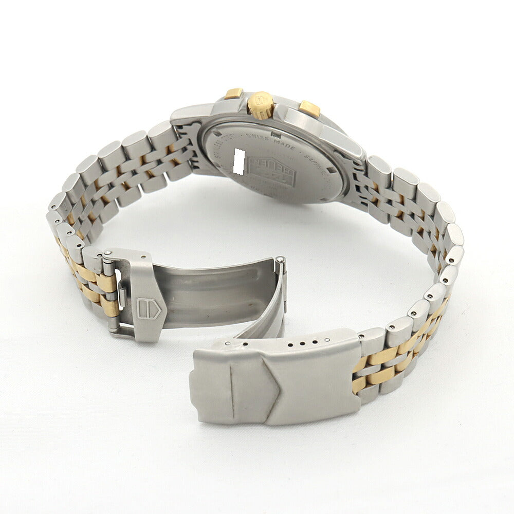 電池交換済 TAG Heuer タグホイヤー プロフェッショナル WD1221 デイト 200m防水 シルバー YGP イエローゴールド SS ステンレス コンビ メンズ クォーツ【6ヶ月保証】【腕時計】【中古】