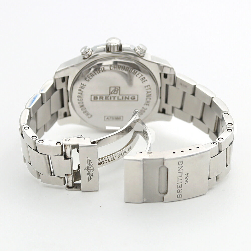 電池交換済 BREITLING ブライトリング コルト クロノグラフ A73388 デイト 200m防水 黒 ブラック SS ステンレス メンズ クォーツ【6ヶ月保証】【腕時計】【中古】