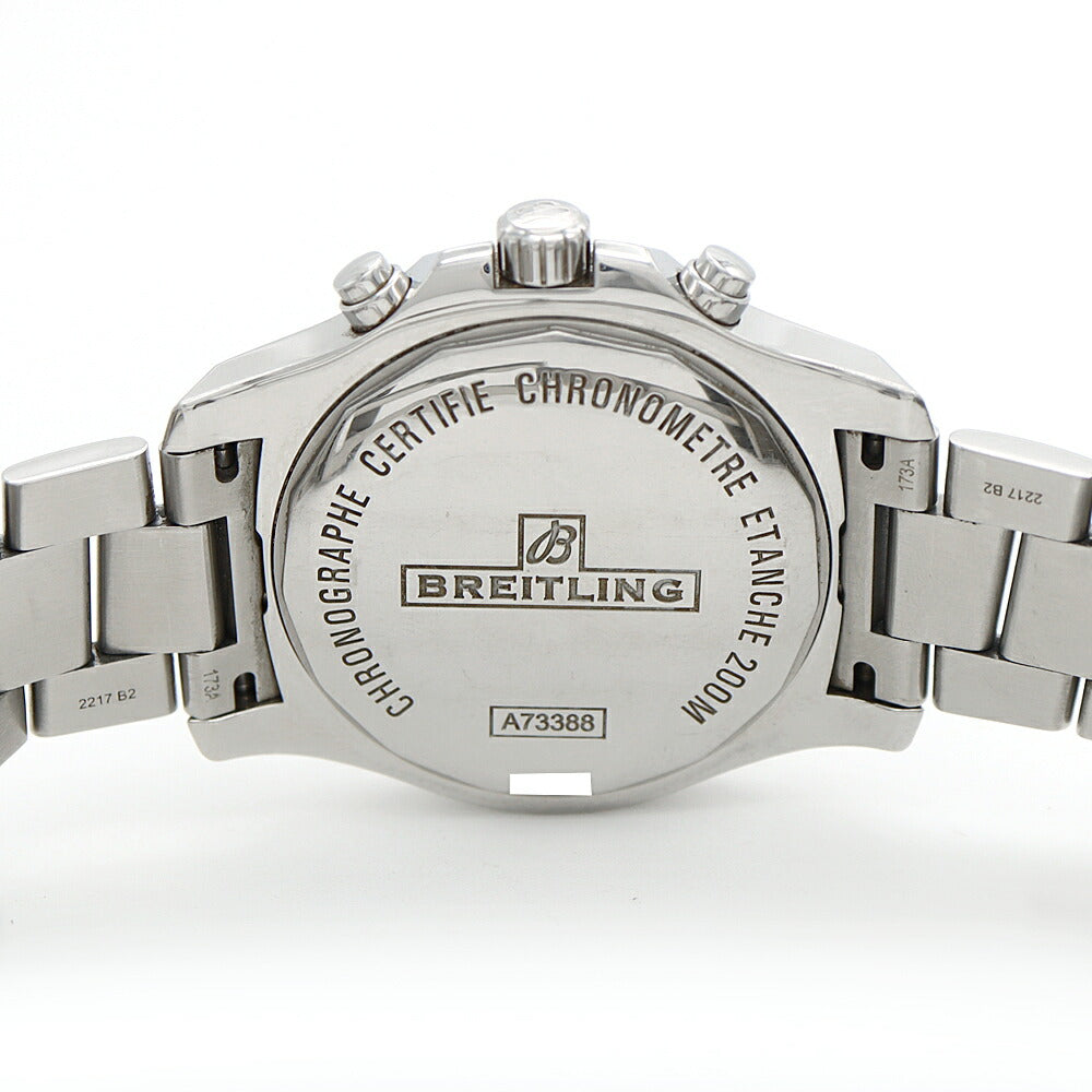電池交換済 BREITLING ブライトリング コルト クロノグラフ A73388 デイト 200m防水 黒 ブラック SS ステンレス メンズ クォーツ【6ヶ月保証】【腕時計】【中古】