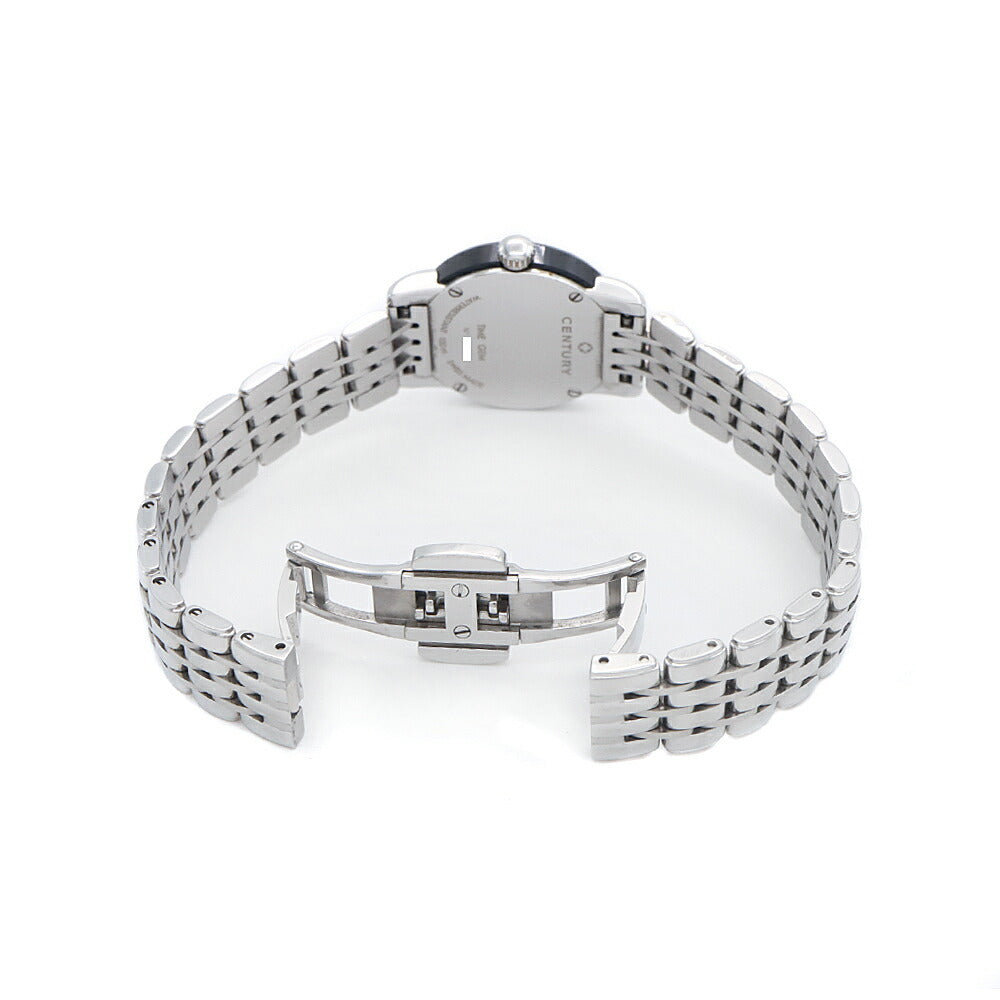 電池交換済 CENTURY センチュリー エレガンス 648.7.S.N1I.12.SF 100m防水 白 ホワイトシェル SS ステンレス レディース クォーツ【6ヶ月保証】【腕時計】【中古】