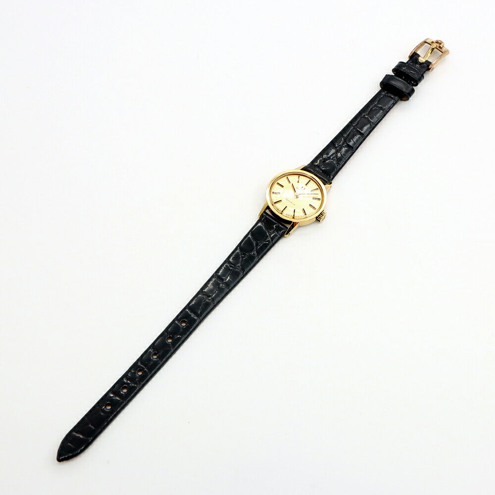 OMEGA オメガ Geneve ジュネーブ 511.0451 Cal.625 17石 シャンパン YGP イエローゴールド SS ステンレス 純正尾錠 レディース 手巻き アンティーク ヴィンテージ【腕時計】【中古】