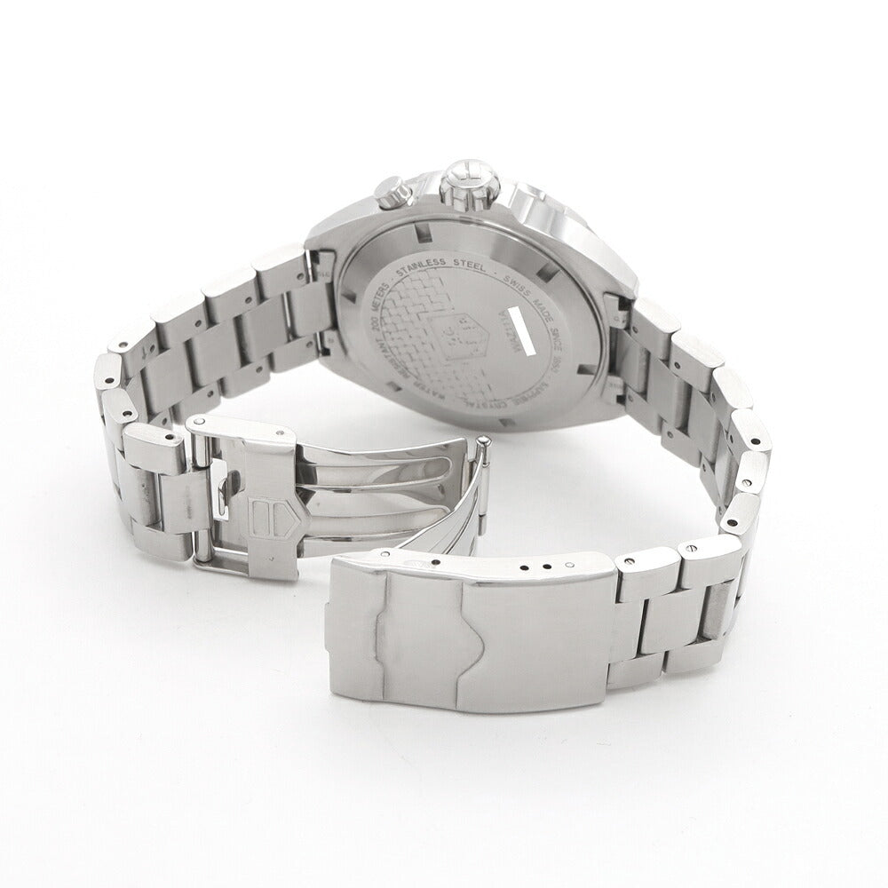 電池交換済 TAG Heuer タグホイヤー フォーミュラ 1 WAZ111A デイト 200m防水 黒 ブラック SS ステンレス メンズ クォーツ【6ヶ月保証】【腕時計】【中古】