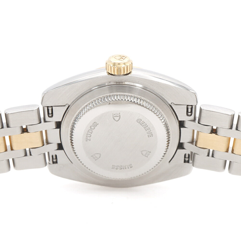 TUDOR チュードル チューダー クラシック ダイヤベゼル 22023 ダイヤモンド 10Pダイヤ デイト 100m防水 ゴールド YG イエローゴールド SS ステンレス コンビ レディース 自動巻き【6ヶ月保証】【腕時計】【中古】