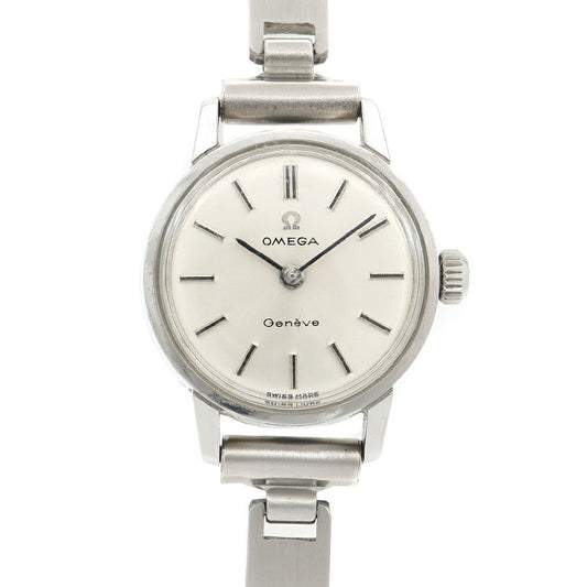 OMEGA オメガ Geneve ジュネーブ 511.006 535.006 Cal.630 17石 シルバー SS ステンレス レディース 手巻き アンティーク ヴィンテージ【腕時計】【中古】