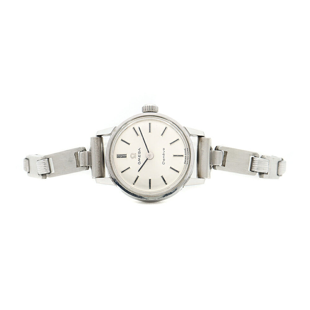 OMEGA オメガ Geneve ジュネーブ 511.006 535.006 Cal.630 17石 シルバー SS ステンレス レディース 手巻き アンティーク ヴィンテージ【腕時計】【中古】