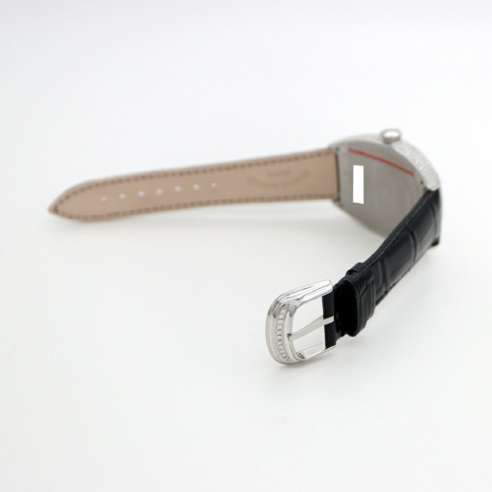 FRANCK MULLER フランクミュラー トノーカーベックス ダイヤベゼル ダイヤ文字盤 8880BSCDT ダイヤモンド デイト SS ステンレス 純正ベルト 純正尾錠 アフターダイヤ メンズ 自動巻き【6ヶ月保証】【中古】【腕時計】