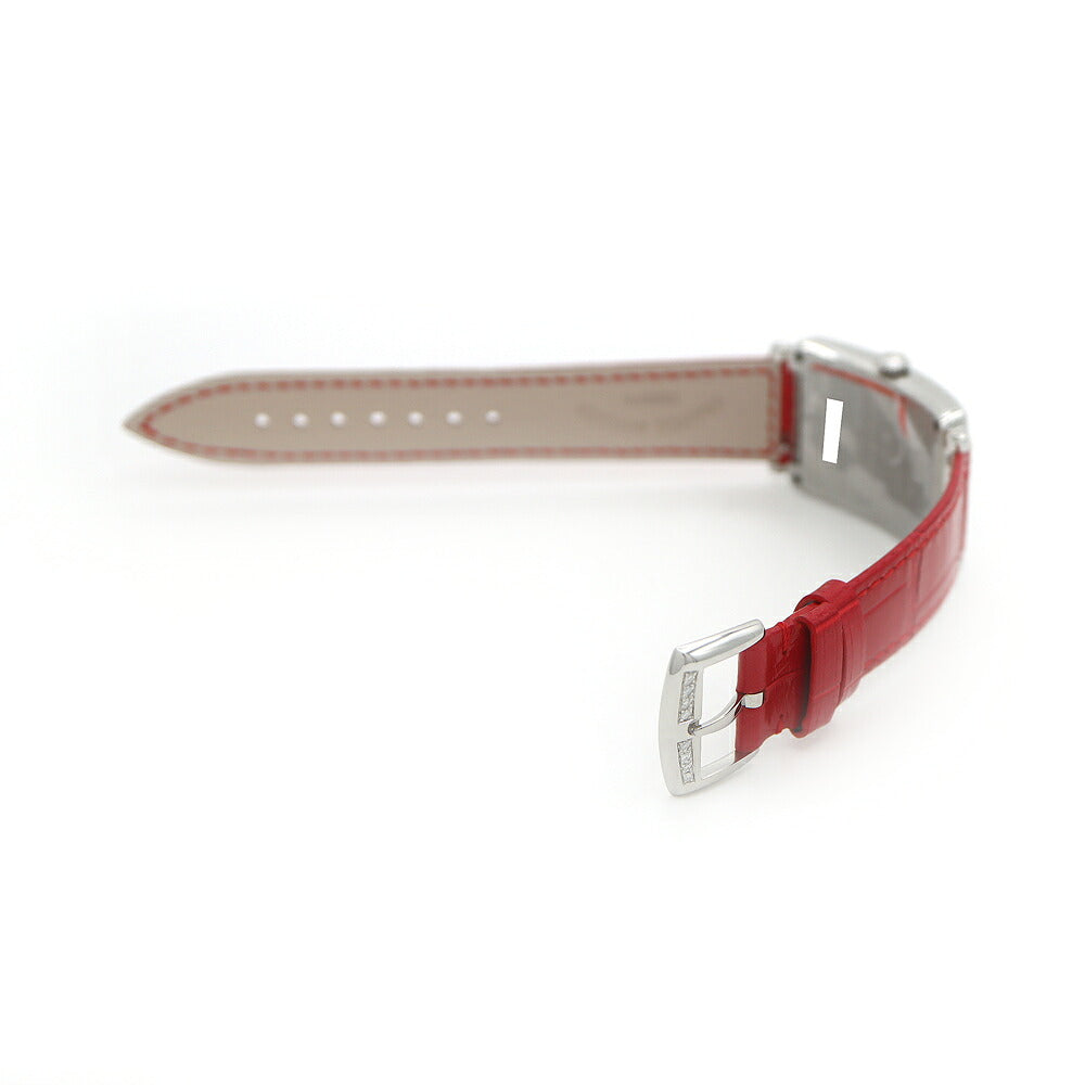 電池交換済 FRANCK MULLER フランクミュラー ロングアイランド ダイヤベゼル ダイヤ文字盤 952QZ ダイヤモンド SS ステンレス 純正ベルト 純正尾錠 アフターダイヤ レディース クォーツ【6ヶ月保証】【中古】【腕時計】