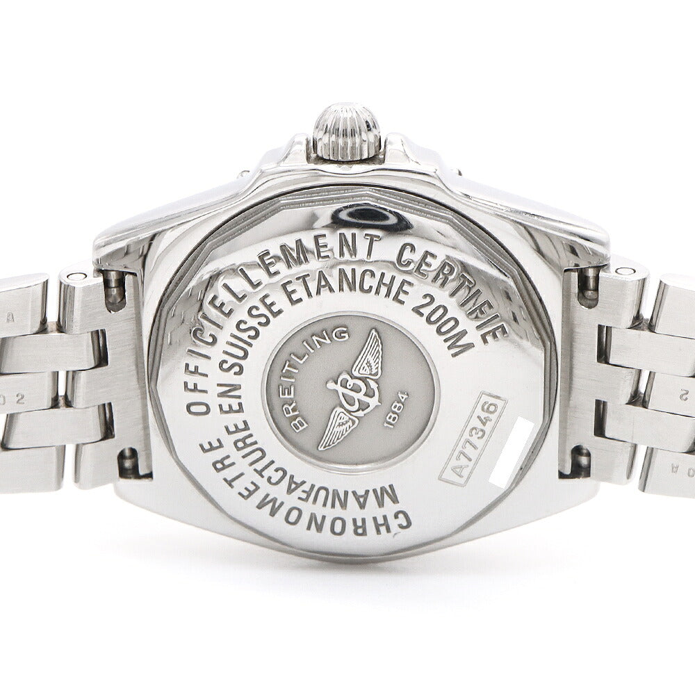 電池交換済 BREITLING ブライトリング カリスト A77346 デイト 200m防水 シルバー SS ステンレス メンズ レディース ボーイズ クォーツ【6ヶ月保証】【腕時計】【中古】