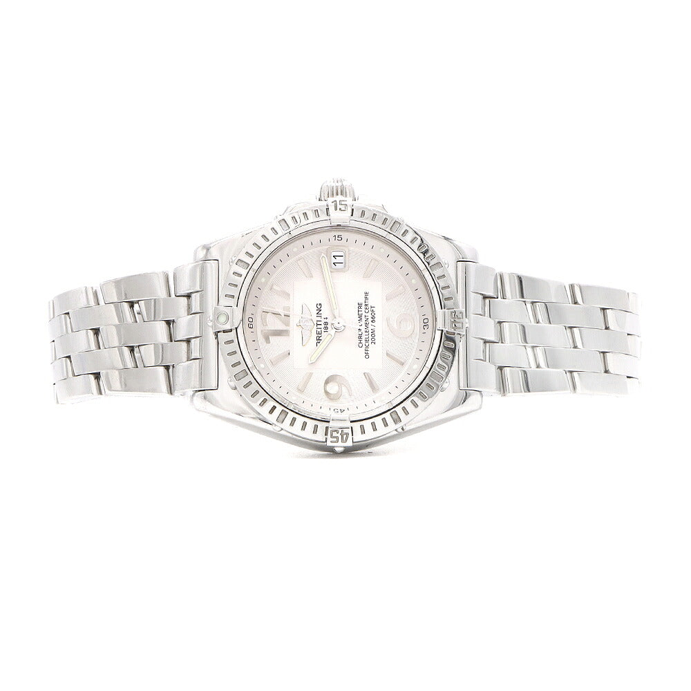 電池交換済 BREITLING ブライトリング カリスト A77346 デイト 200m防水 シルバー SS ステンレス メンズ レディース ボーイズ クォーツ【6ヶ月保証】【腕時計】【中古】