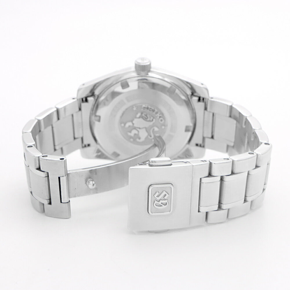 電池交換済 SEIKO セイコー GS グランドセイコー ヒストリカルコレクション 世界1200本限定 9F82-0AB0 デイト 100ｍ防水 シルバー SS ステンレス メンズ クォーツ【6ヶ月保証】【腕時計】【中古】
