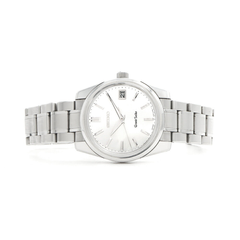 電池交換済 SEIKO セイコー GS グランドセイコー ヒストリカルコレクション 世界1200本限定 9F82-0AB0 デイト 100ｍ防水 シルバー SS ステンレス メンズ クォーツ【6ヶ月保証】【腕時計】【中古】