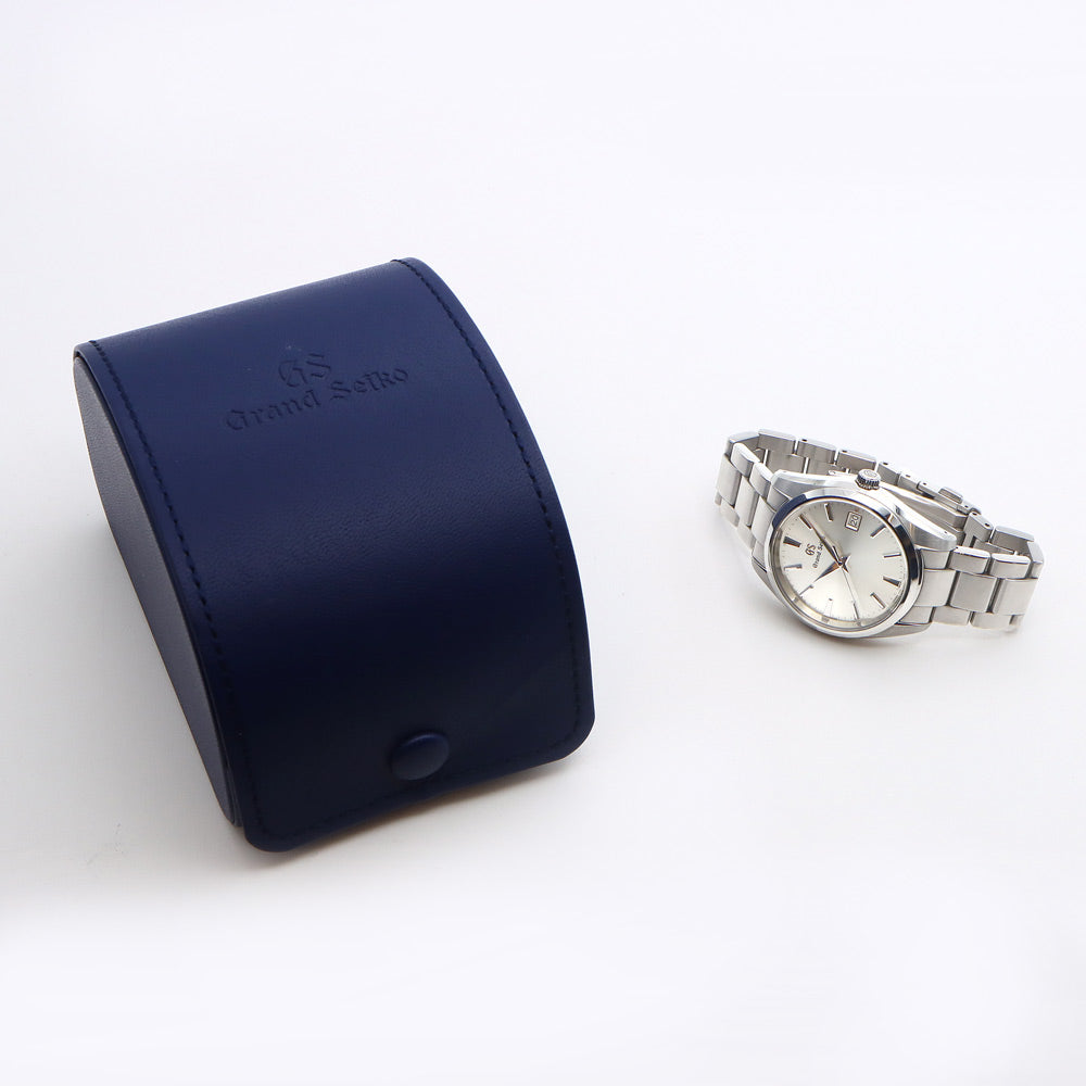 電池交換済 SEIKO セイコー GS グランドセイコー ヘリテージコレクション 9F85-0AC0 SBGP011 デイト シルバー  SS ステンレス メンズ クォーツ【6ヶ月保証】【腕時計】【中古】