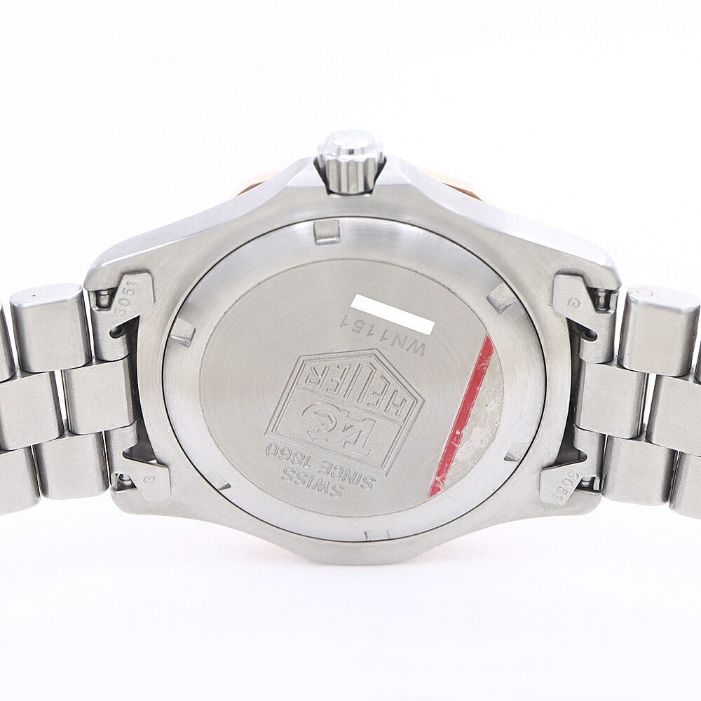 電池交換済 TAG Heuer タグホイヤー 2000 エクスクルーシブ WN1151 BA0311 デイト 200m防水 グレー PGP ピンクゴールド SS ステンレス コンビ メンズ クォーツ【6ヶ月保証】【腕時計】【中古】