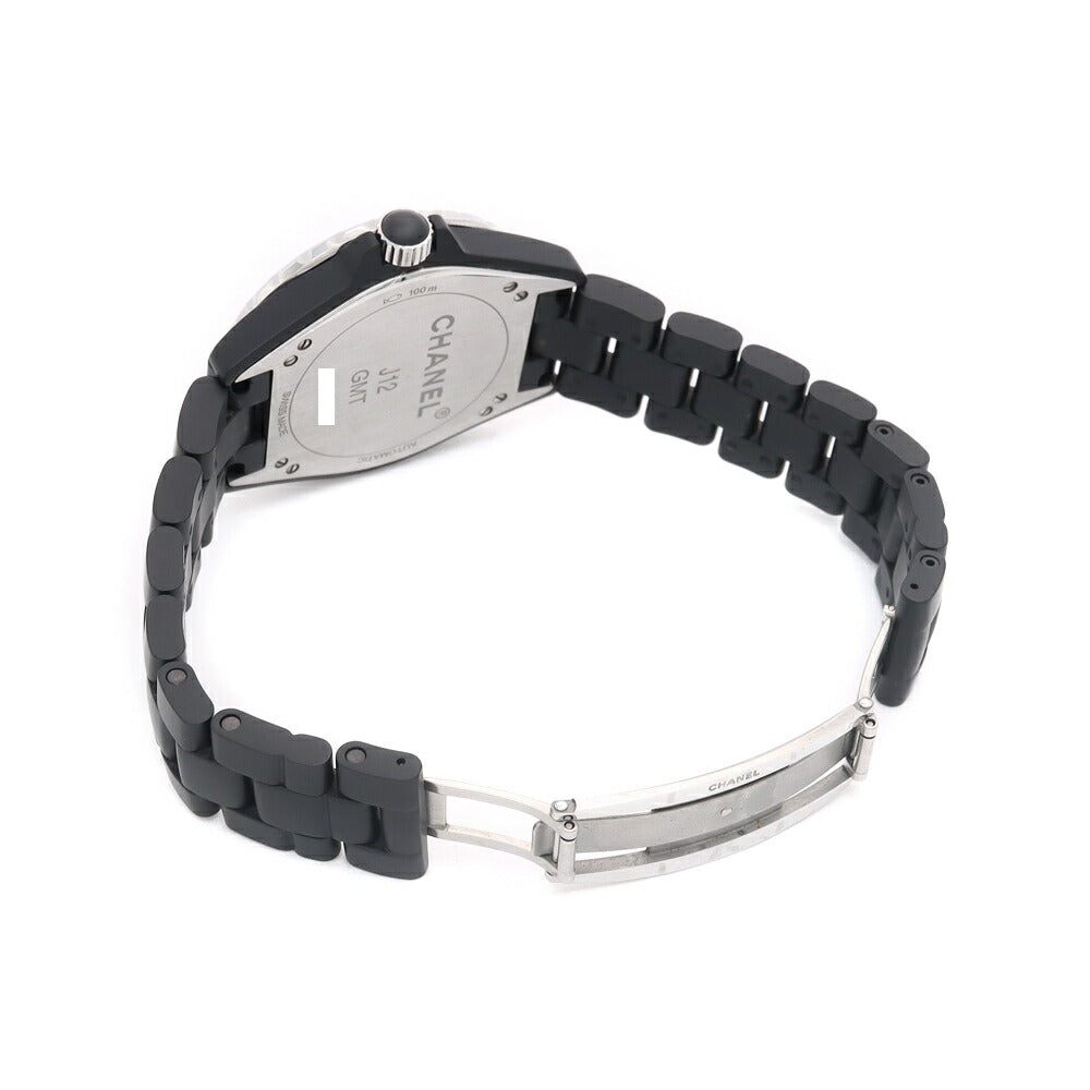 CHANEL シャネル J12 GMT H3101 41mm 100ｍ防水 デイト 黒 ブラック CE セラミック SS ステンレス メンズ 自動巻き【6ヶ月保証】【腕時計】【中古】