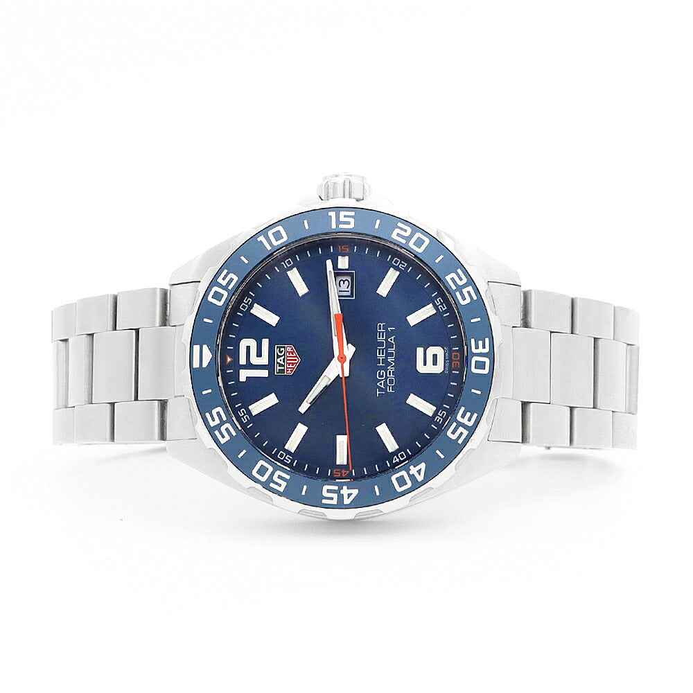 電池交換済 TAG Heuer タグホイヤー フォーミュラー1 200ｍ WAZ1010 BA0842 デイト 青 ブルー SS ステンレス メンズ クォーツ  【6ヶ月保証】【腕時計】【中古】