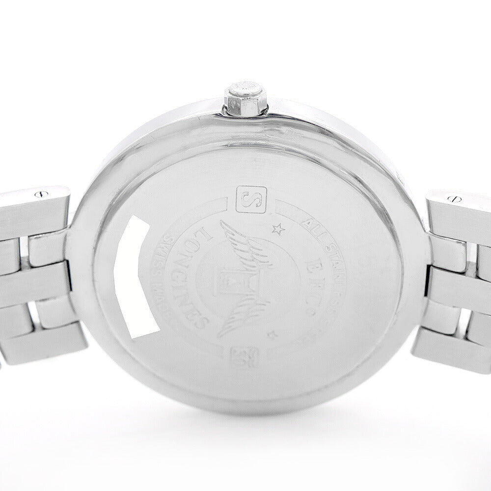 電池交換済 LONGINES ロンジン ドルチェビータ L5.675.4 デイト 黒 ブラック SS ステンレス メンズ クォーツ ドルチェヴィータ【6ヶ月保証】【腕時計】【中古】