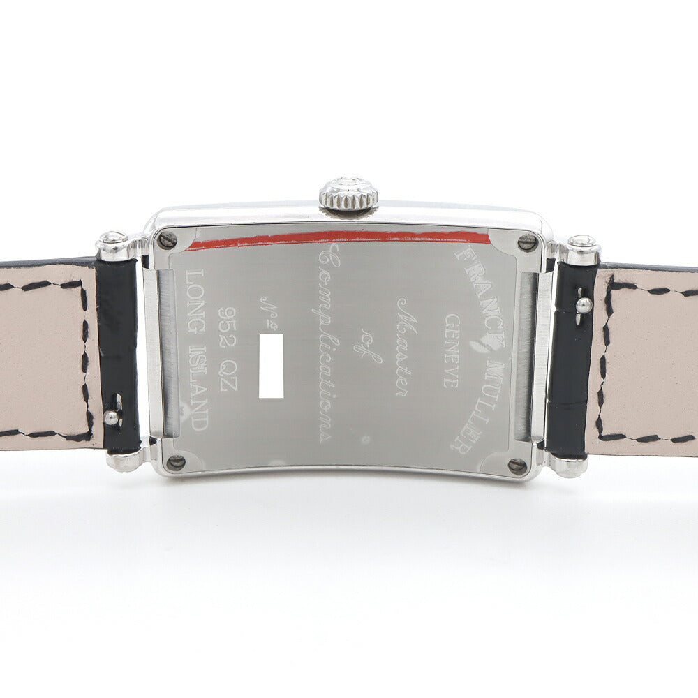 電池交換済 FRANCK MULLER フランクミュラー ロングアイランド カラードリーム ダイヤベゼル 952QZ ダイヤモンド ダイヤ文字盤 SS ステンレス アフターダイヤ レディース クォーツ【6ヶ月保証】【中古】【腕時計】